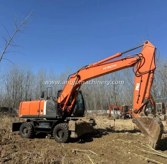 Used wheeled excavator Hitachi ZX210W
