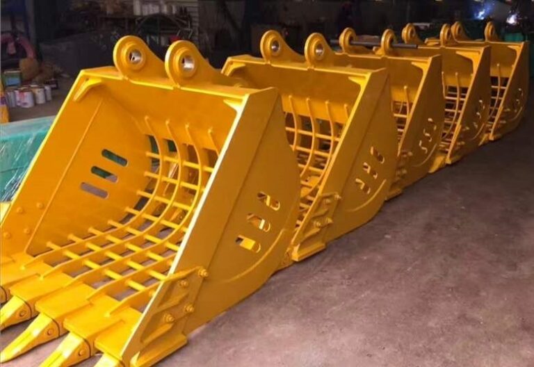 excavator screening bucket